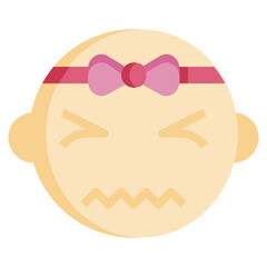 SAD flat icon,linear,outline,graphic,illustration
