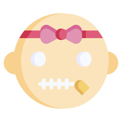 SECRET flat icon,linear,outline,graphic,illustration