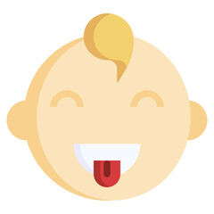 TONGUE flat icon,linear,outline,graphic,illustration