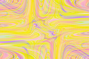 Colourful psychedelic background made of interweaving curved shapes. liquid splash as Illustration.	
