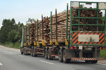 truck on the highway