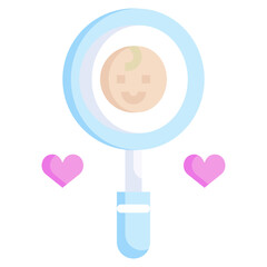 BABY BOY flat icon,linear,outline,graphic,illustration