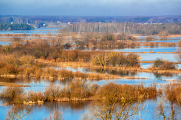 Wiosenne rozlewiska Biebrzy i Narwi, Podlasie, Polska © podlaski49