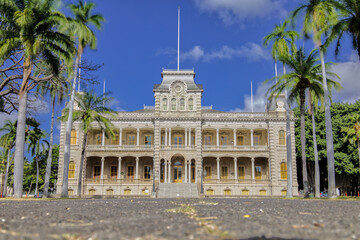Fototapeta na wymiar Famous Honolulu Landmark During the Day