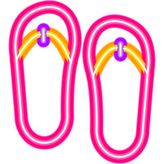 Flip Flops Neon Label - 489916408