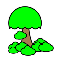 Green tree icon