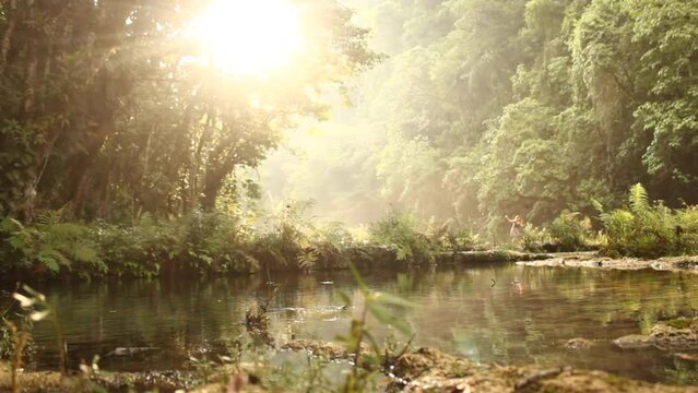 sunset at semuc champey