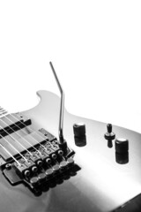 Detail of a Heavy Metal Rock Guitar