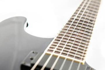 Detail of a Heavy Metal Rock Guitar