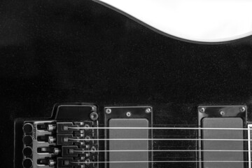 Detail of a Heavy Metal Rock Guitar