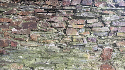 Fond texture mur en grosses pierres