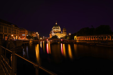 Fototapeta premium Berlin bei Nacht 