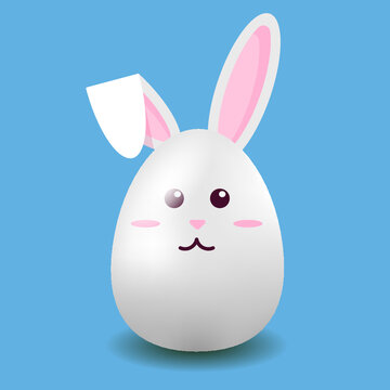 easter bunny with egg