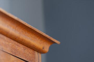 close up of a wooden box
