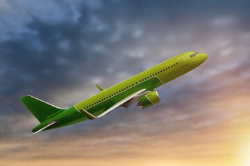 Largest passenger airliner beautiful airplane in the sky