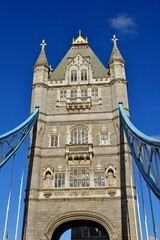 Fototapeta na wymiar London; England - october 21 2021 : the Tower Bridge