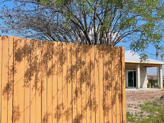 wooden fence