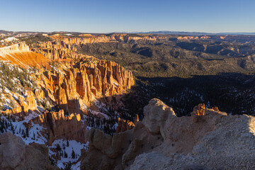 Scenic Bryce Canyon Utah Winter Landscape
