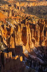 Scenic Bryce Canyon Utah Winter Landscape