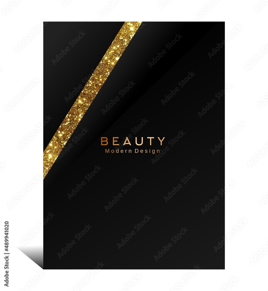 Poster geometric shape background template design with abstract patterns