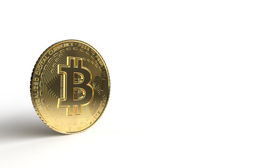 bitcoin coin 3d render