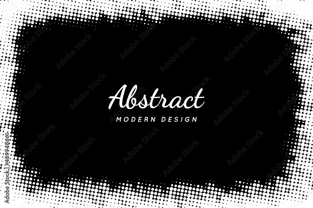 Poster halftone texture. faded dot pattern for design prints. bg abstract gradient. black geometric backgro