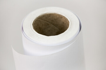 Roll paper intended for plotters in the printing industry.