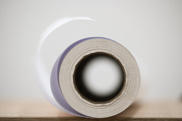 Roll paper intended for plotters in the printing industry.