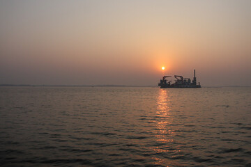 Pasur River a big river in the sundarbans area as an extension of the Rupsa river.It is the deepest river in Bangladesh.