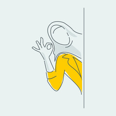 business woman hijab that is ok