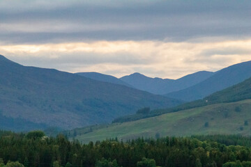 landscape with clouds
