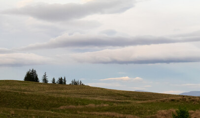 landscape with clouds
