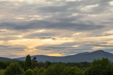 landscape with clouds