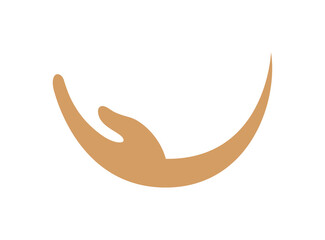 hand arm logo vector image