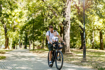 Active family and nature.