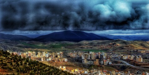 landscape in the mountains