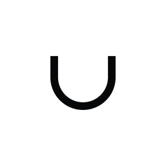 Union set icon symbol vector