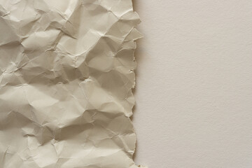 crumpled and textured paper background