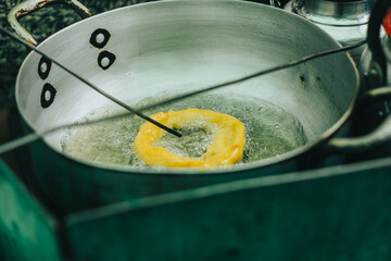 Proceso de preparación del Picaron Peruano