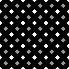 Mini rhombuses on black background. Seamless surface pattern design with diamonds ornament. Checks wallpaper. Ethnic mosaic motif. Digital paper for textile print, page fill, web designing. Vector art