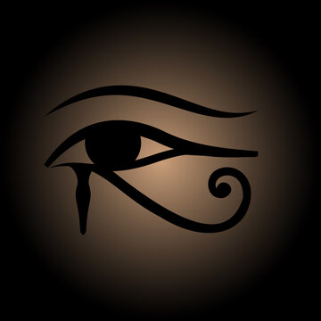 An Ancient Egyption Pharaonic Symbol For The Eye Of Horus That Expresses Strength And Energy