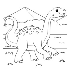 Neuquensaurus Coloring Page for Kids