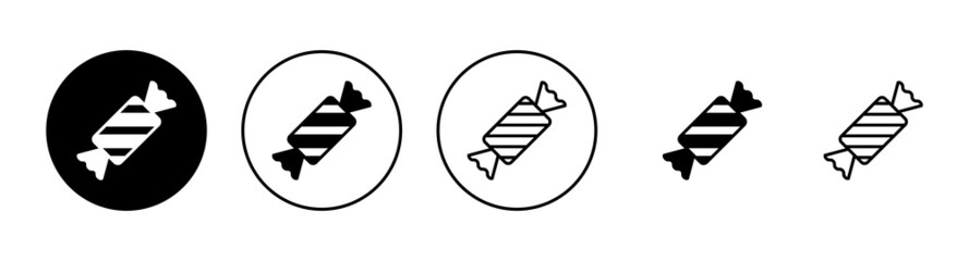 Candy icons set. candy sign and symbol.