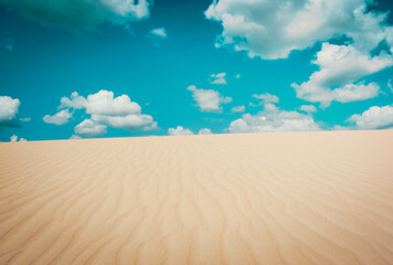 Fototapeta na wymiar sand dunes in Bolivia santa cruz beautiful landscapes full of sand