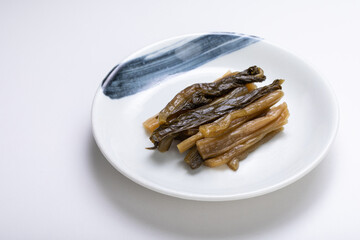 野沢菜の漬物　pickles