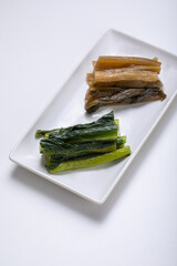 野沢菜の漬物　pickles