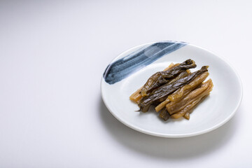 野沢菜の漬物　pickles