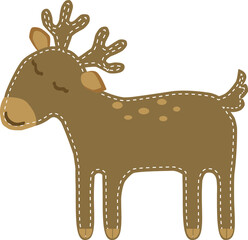 Forest dwellers. Forest animals seamless pattern, cute woodland animal. Flat cartoon fox, bear, deer, sable, horse wolf for children vector print. Wood fauna creatures for wallpaper, textile.