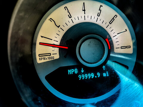 odometer showing 99999.9 miles