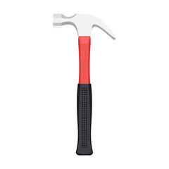 tool hammer cartoon vector illustration isolated object